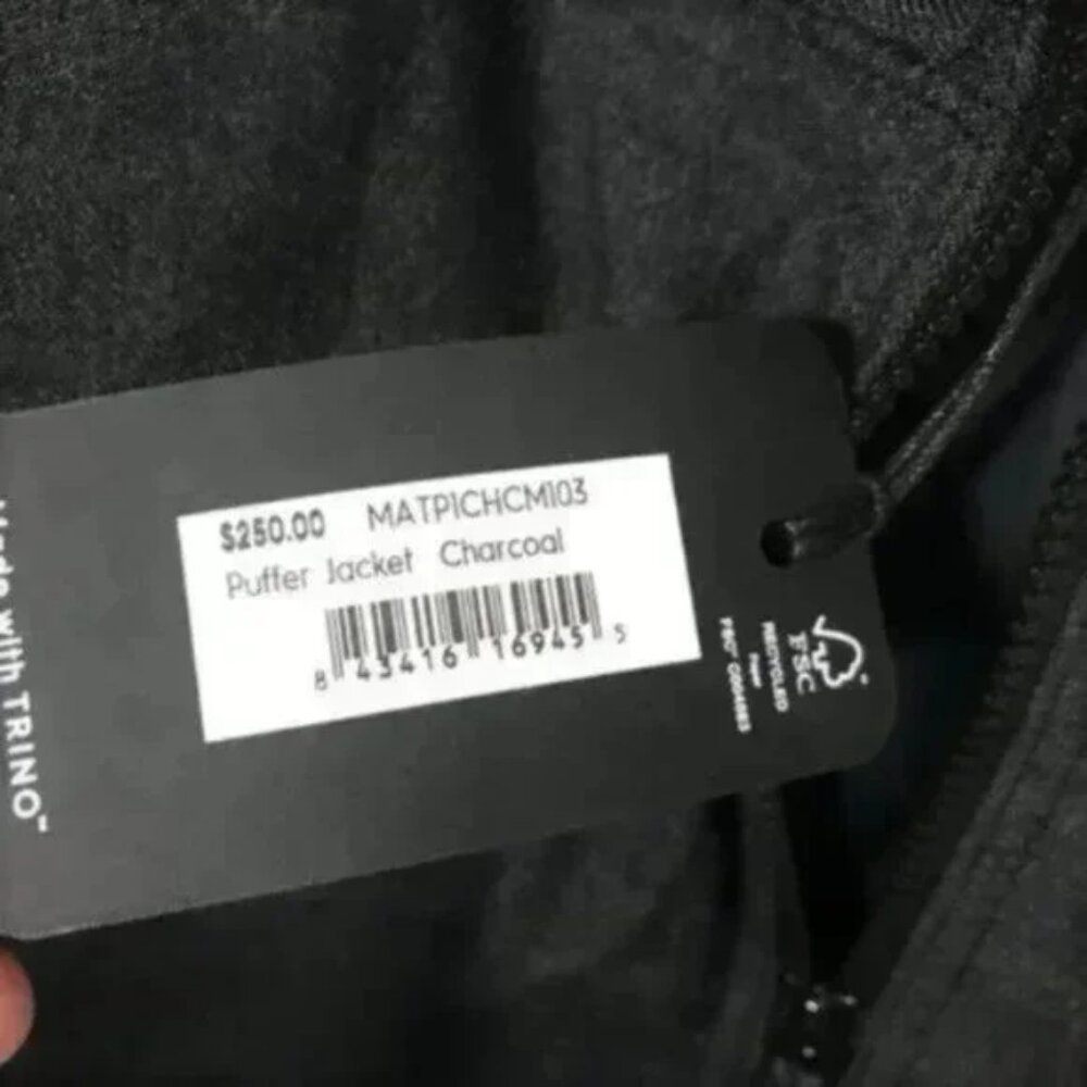 Allbirds Puffer Jacket Coat Men L NEW - Picture 14 of 15